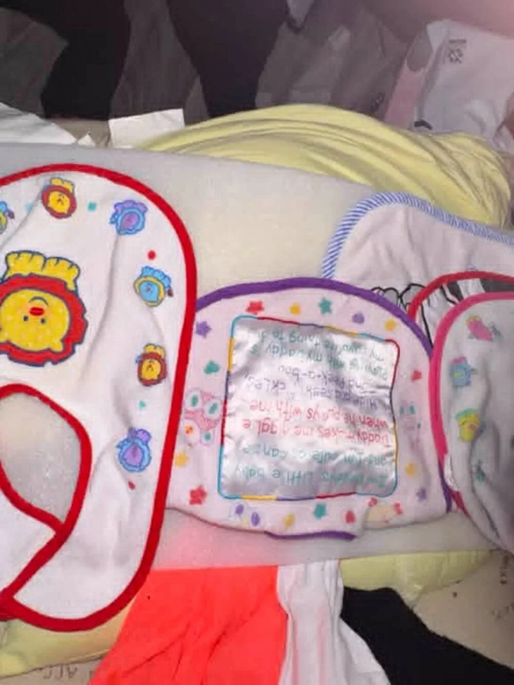 Vintage Terry Cloth Lot of 5 Bibs